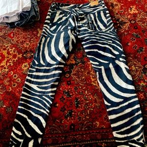 Zebra print Ralph Lauren jeans